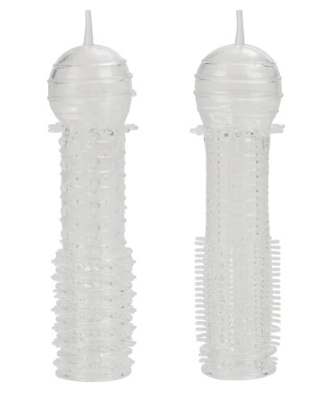 Senso Silicone Cock Sleeve - 2 Pack