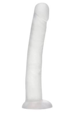 BASICS Clear Suction Cup Dildo 10 Inch