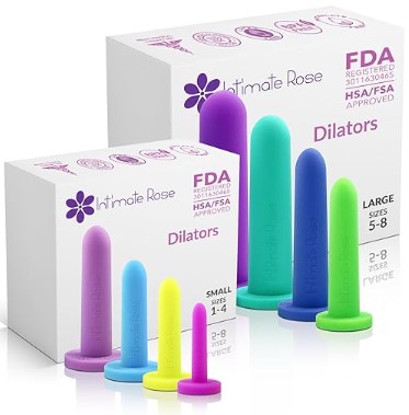 Intimate Rose 8-Pack Silicone Trainers for Women & Men, All Sizes 1-8