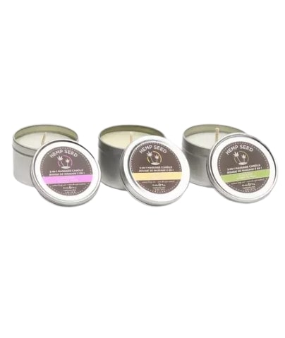 Earthly Body Trio 3-in-1 Mini Massage Candles