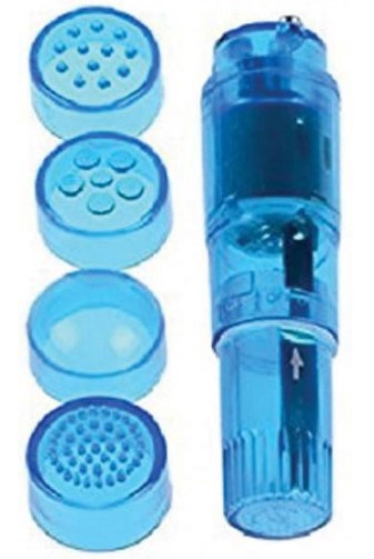 Mini Massager Pocket Rocket with 4 Attachments