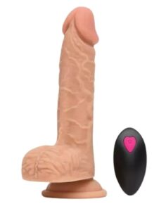 Lifelike Lover Luxe Realistic Feel Rechargeable Remote Control Dildo 6 Inch